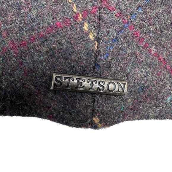 Stetson Cabbie Newsboy Walking Driving Hat Men’s Large Brown Wool Headwear - Picture 8 of 10